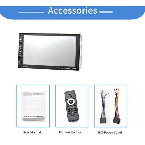 Without Camera 2din Podofo Автомагнитола " сенсорный экран мультимедиа авторадио DVD Bluetooth ISO Android Зеркало Ссылка USB для универсального автомобиля стерео - Цвет: Without Camera