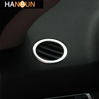 car styling dashboard air conditioner vent circles decoration stickers trim for mercedes benz w166 x166 x204 ml gl gle gls glk