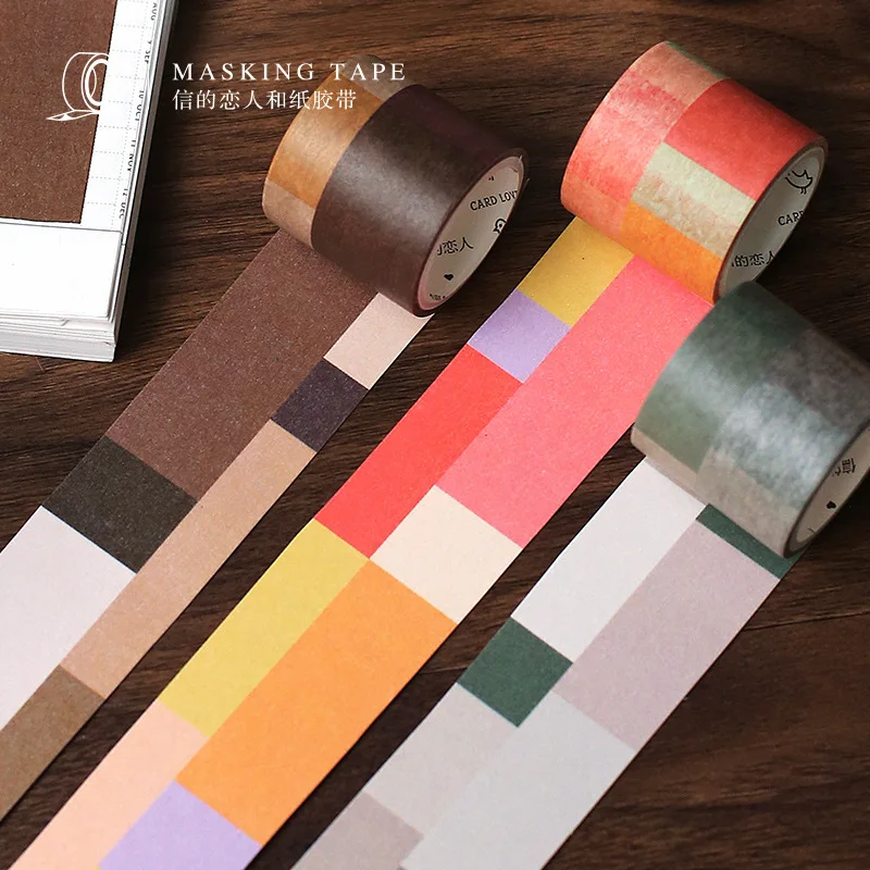 30 мм * 3 м Цвет коллаж Васи лент Ins декоративная изоляционная лента Diy Скрапбукинг