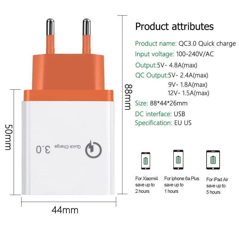 AC DC USB 5V Power Adapter Supply 2A 1-4Ports Mobile Phone Fast Charger Universal 220V EU Plug | Обустройство дома