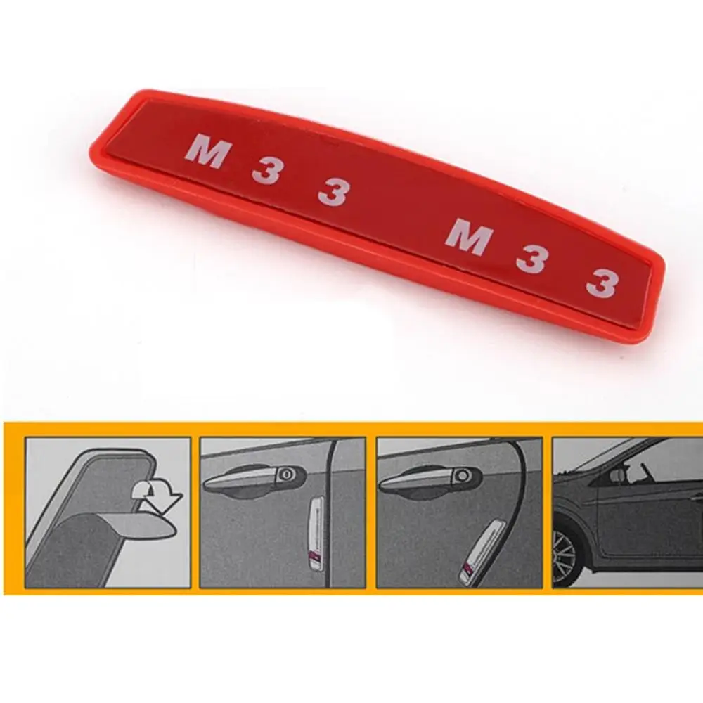 4 шт. Универсальная автомобильная дверь анти столкновения полоски самоклеющиеся