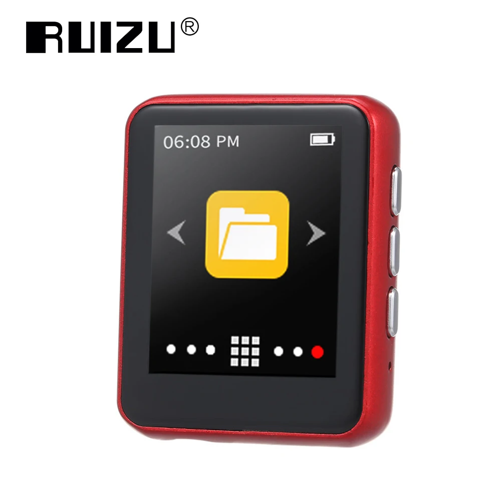RUIZU M4 портативный мини Bluetooth MP3 плеер 1 8 &quot полный сенсорный экран FM радио