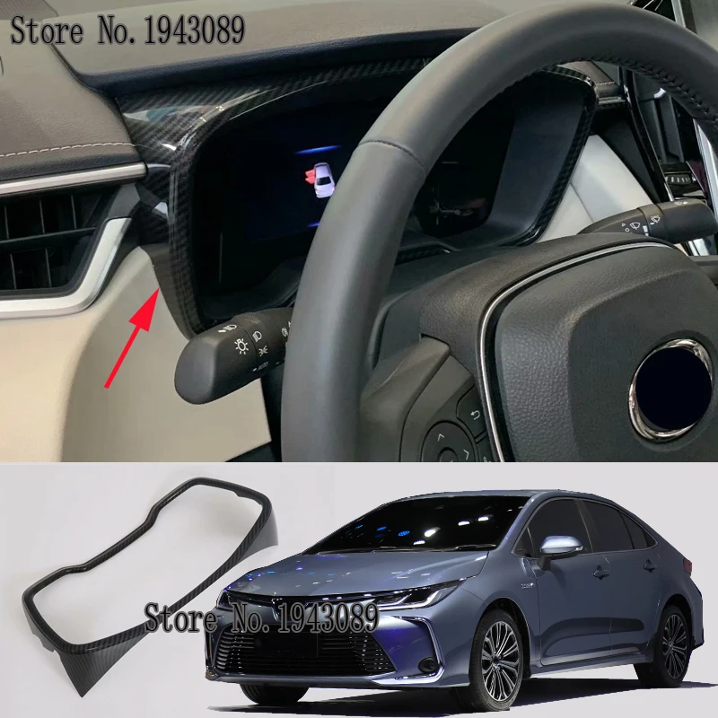 Автомобильный Стайлинг для Toyota Corolla E210 12th Gen 2019 2020 ABS карбоновое волокно стиль