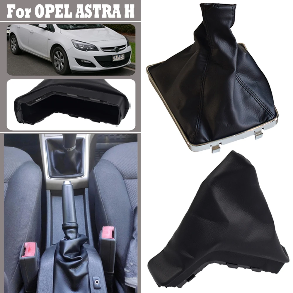 

For Opel ASTRA H Gear Lever Boot Handbrake Grips Gear Shift Knob Hand Brake Parking Gaiter Boot Cover Protect Case Accessories