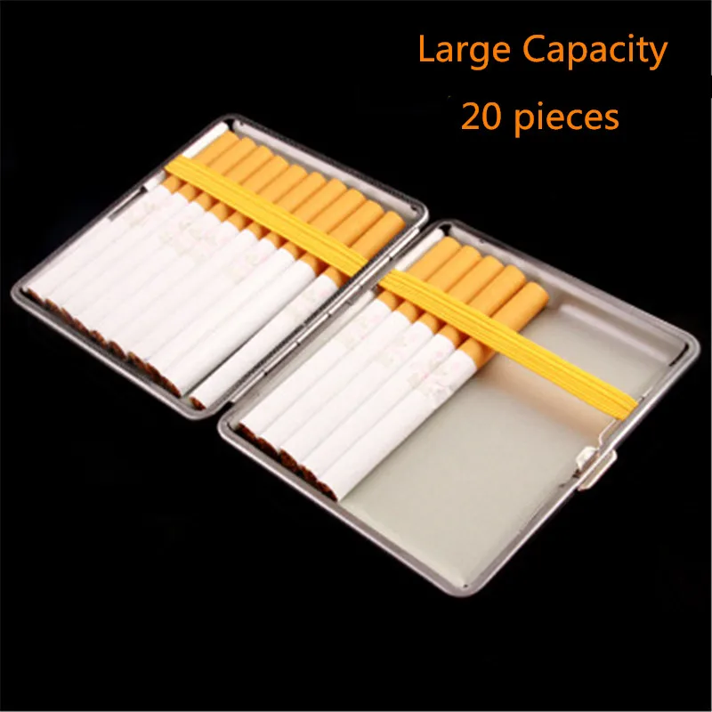 Футляр для сигарет из искусственной кожи металлический кожаный футляр табака