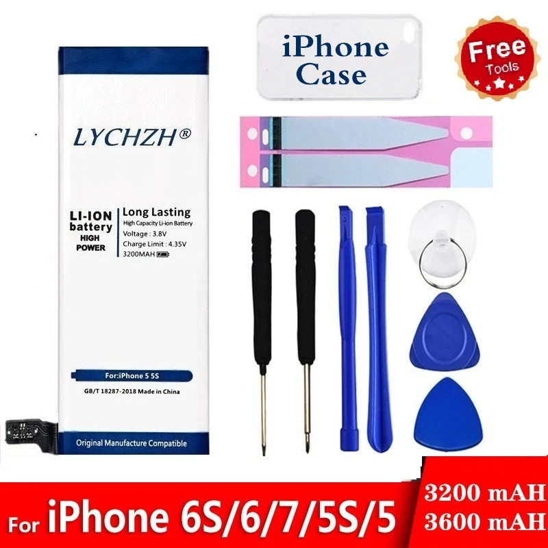Аккумулятор для Apple iPhone 6S/6/7/5S/5/5C 3600 мАч|Аккумуляторы мобильных телефонов| |