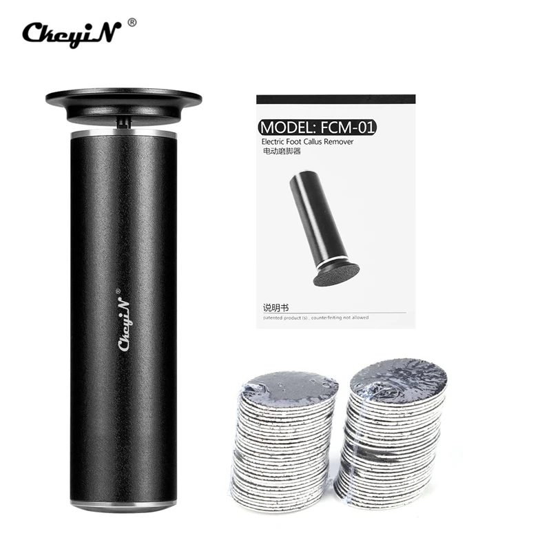 

Aluminum Electric Callus Remover Heel Dead Skin Removal Pedicure Grinding Foot File Foot Care Tool with 60 Pcs Grinding Pads 49
