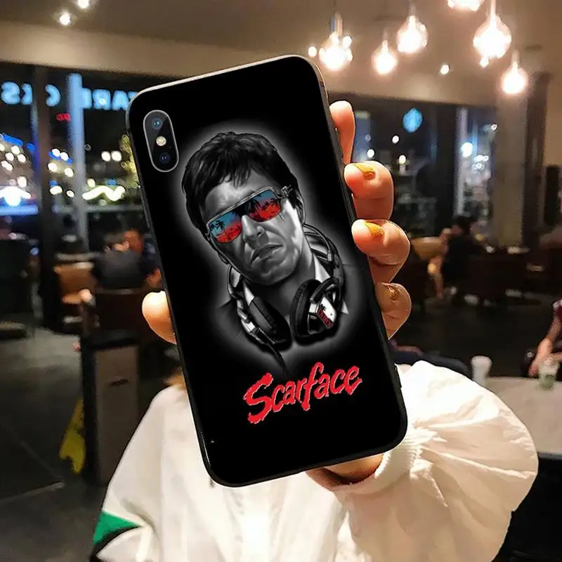 

classic movie Scarface Tony Montana Phone Case for iPhone 11 12 pro XS MAX 8 7 6 6S Plus X 5S SE 2020 XR