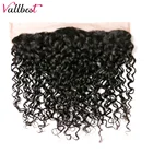 Vallbest, волнистые волосы 4X13, накладные волосы на уши, натуральные, черные, кружевные, фронтальные, с ребенком, 100% человеческие волосы Remy для наращивания