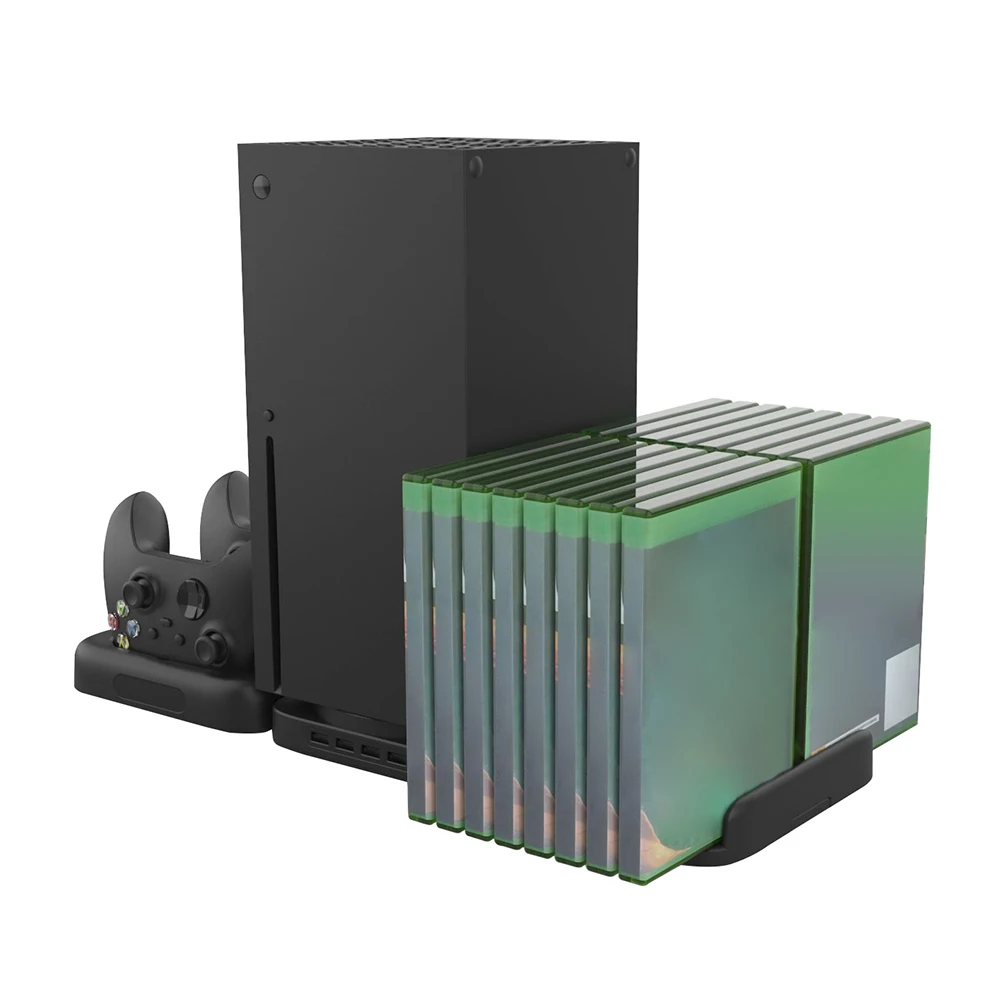 

Зарядная док-станция 3 в 1 для двух геймпадов, для SX X-BOX