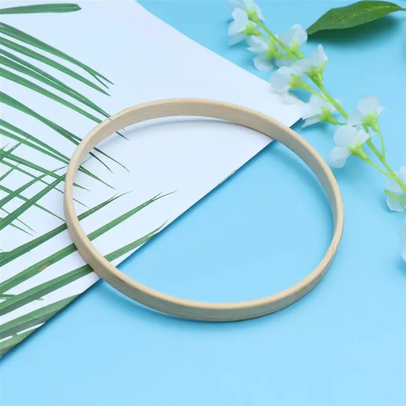 Кольцо Ловец снов бамбуковое круглое кольцо сделай сам художественное ремесло