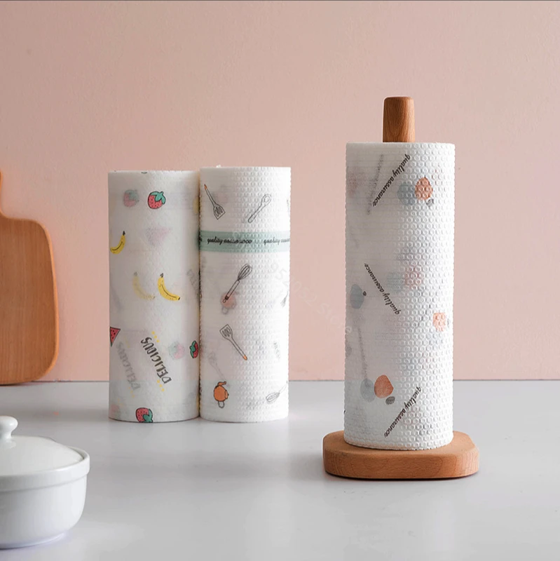 

Lazy people wear printed non-woven dish towels,disposable kitchen dishcloths, washing pots,cleaning cloths,cleaning dirty rolls.