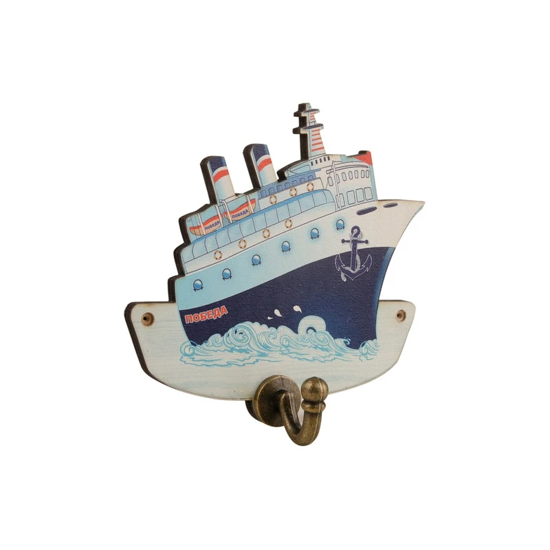 Пароход вешалка -крючок | Дом и сад