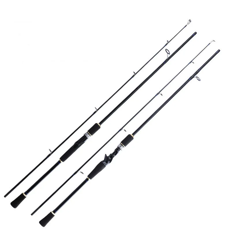 Новинка 2020 черная спиннинговая Удочка 1 6 м 8 удочка для ловли карпа с приманкой