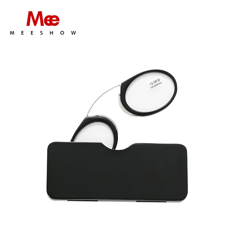 Новое поступление очки для чтения клипсы носа на + 1 0 до 3 5 портативный кошелек