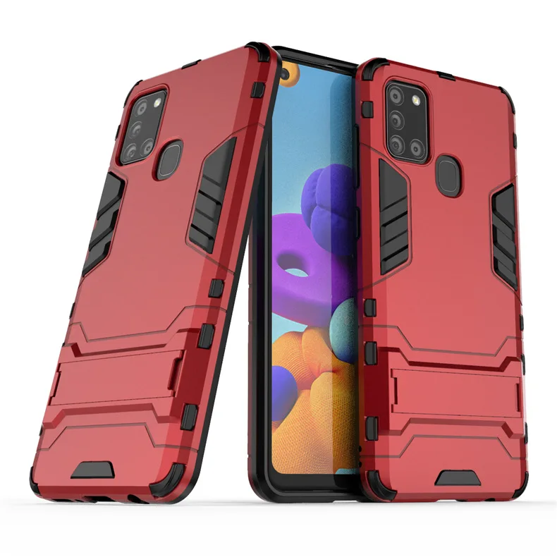 Для Samsung Galaxy A21s в 21С чехол армированный резиновый бампер противоударный