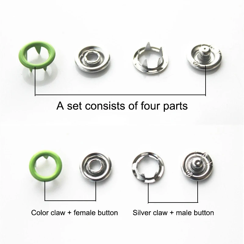 Распродажа Высокое качество 100 компл./лот пресс заклепки инструменты для шитья