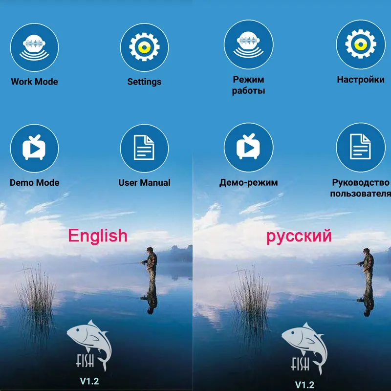 Эхолот Erchang XA02 портативный беспроводной с поддержкой IOS и Android|Рыболокаторы| |