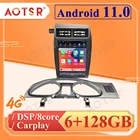 Android 11 6 + 128 Гб для Audi Q7 Tesla автомобильный радиоприемник GPS Navig мультимедийный плеер Авто Стерео экран головное устройство авто аудио видео плеер