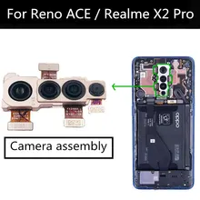 For Realme X2 PRO Rear-facing Front Back Camera Main Facing Camera Module Flex Cable Replacement Spare Parts For OPPO Reno ACE