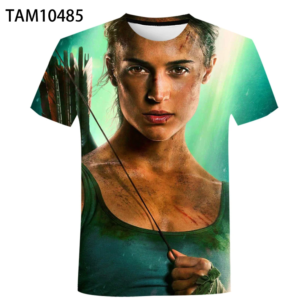 Футболка мужская и женская с 3D-принтом гробница | Мужская одежда