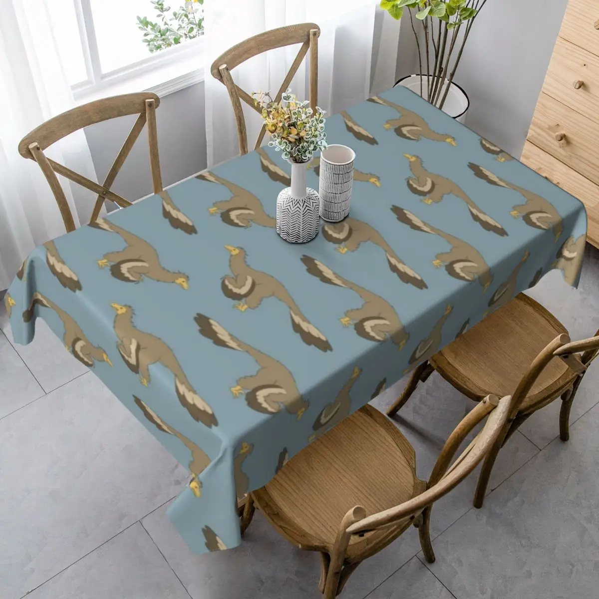 

Dinosaur Tablecloth Dinner Polyester Table Cover Cute Wholesale Protector Print Table Cloth