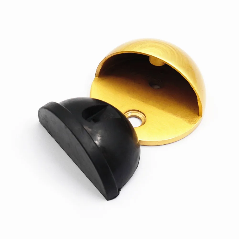 5 шт./упак. цинковый сплав резиновая Скрытая дверная пробка дверные держатели