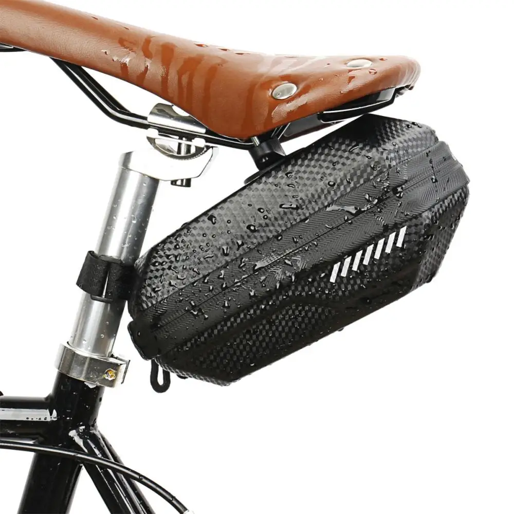 

Cycling Rainproof EVA hard shell 0.8L Bicycle Bag Shockproof Bike Saddle Bag Bicycle Road MTB Bike Pocket Accessories