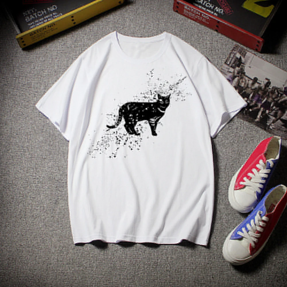 

Friends Vegan T-shirt Harajuku Cute Animal Print Cotton T Shirts Women Clothing Unisex Casual Crew Neck T-shirts S-3XL Drop Boat