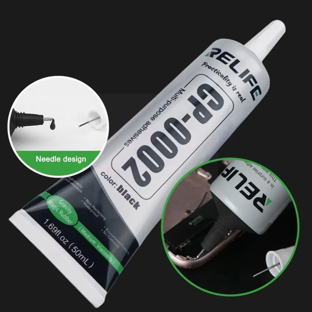 

1pc 50ml Glue Latest Mobile Phone Screen Repair Special Glue Cp-0001 Transparent Cp-0002 Black Glue For Screen Frame Repair N5w5