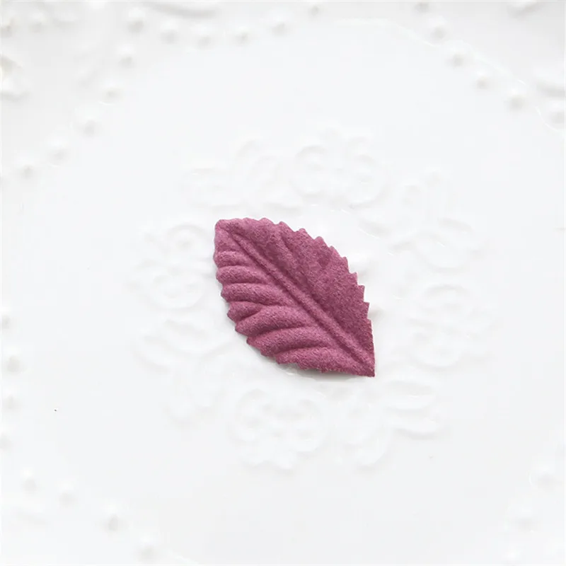 Purple Leaves 50 шт. аксессуары для головных уборов, листья ручной работы, сделай сам, товары для рукоделия, одежда для свадебного декора, Детские материалы для скрапбукинга, листья - Цвет: Purple Leaves