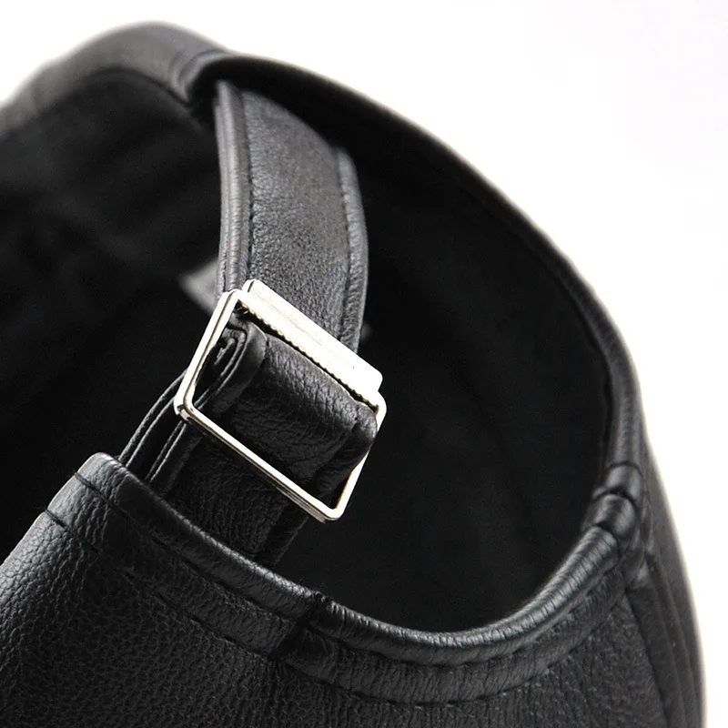 Бейсболка EAGLEBORN мужская кожаная Кепка в стиле кэжуал осень/зима | Аксессуары для