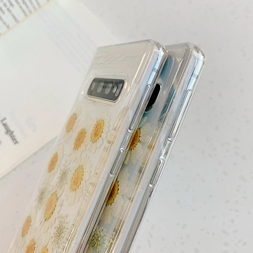 Чехол LOVECOM для Samsung Note 10 Pro S8 S9 S10 Plus 8 с цветочным рисунком мягкая эпоксидная