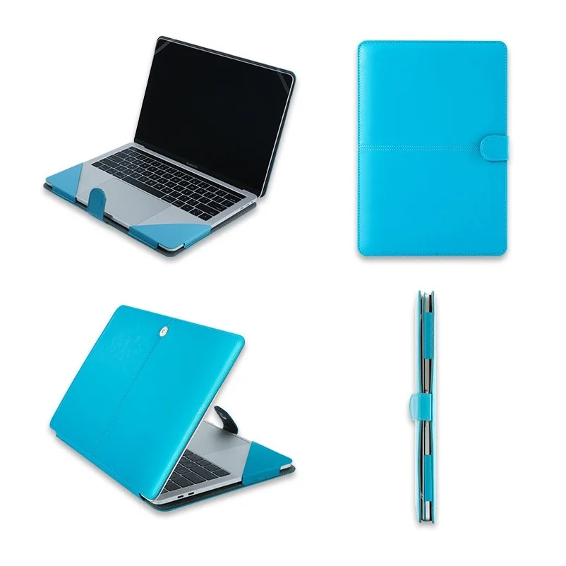 Модный чехол из искусственной кожи для ноутбука Apple Macbook Pro Air Retina 11 12 13 15 дюймов