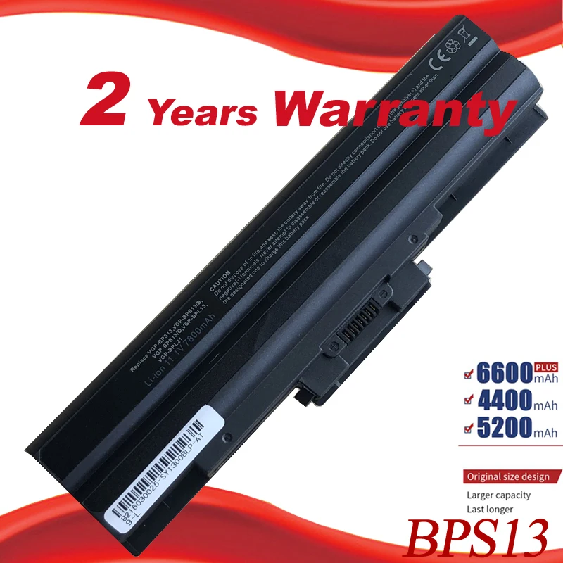 VGP BPS13B/Q Аккумулятор для ноутбука Sony Vaio VGN AW CS FW NS NW/B BPS13 BPS21A|Аккумуляторы ноутбуков|