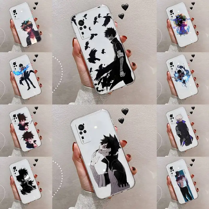 

dabi boku no hero academia manga Phone Case Transparent For VIVO S 9 7 6 IQOO NEO 7 5 3 Z3 Z1 X E pro Soft TPU Clear Mobile bags