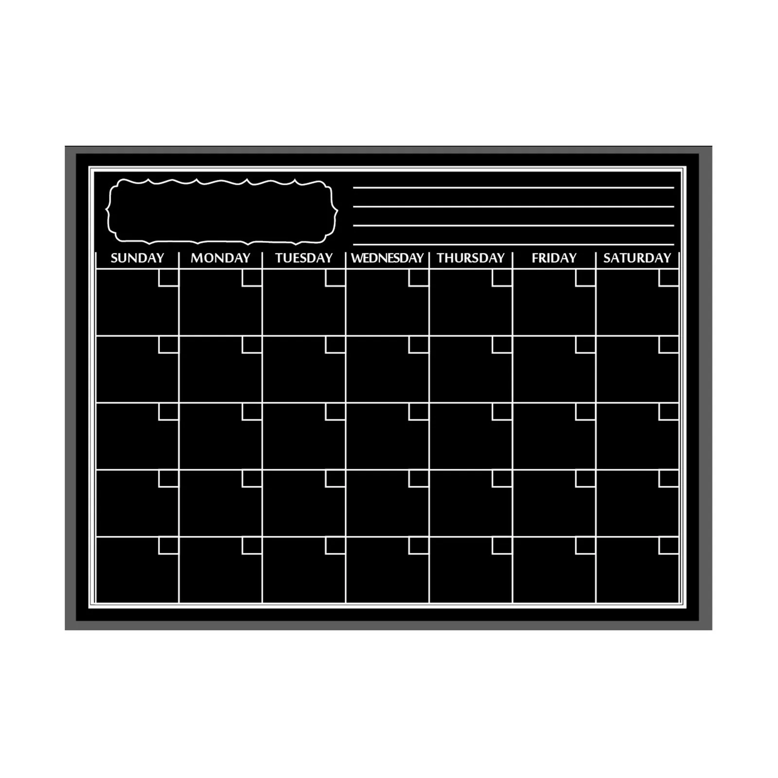 Магнитно маркерная доска планировщик Кухня календарь на холодильник блокнот