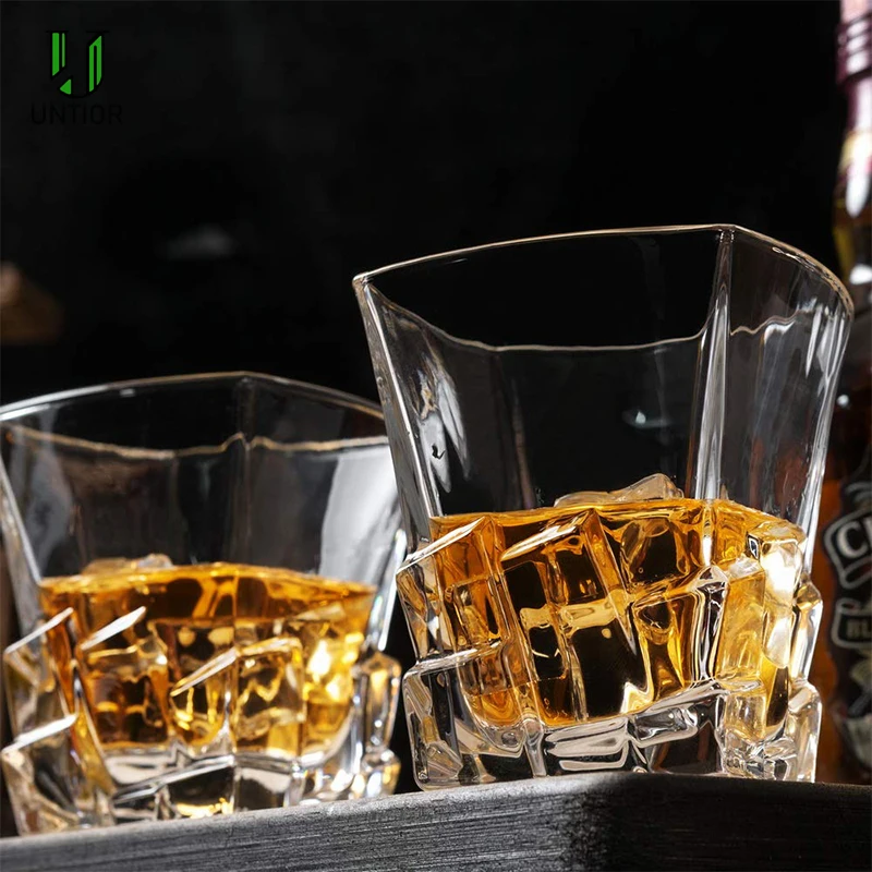 Хрустальное стекло для виски UNTIOR 10 унций витой стакан Бурбона коньяка Ирландская
