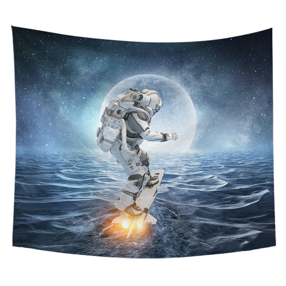

Creative Space Astronaut Background Cloth Room Decor Home Living Room Decorative Bedroom Wall Decor Tapestry Custom 9size