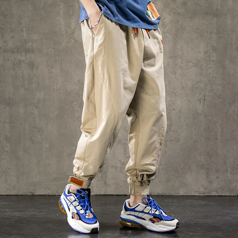

2022 New Streetwear Men Cargo Pants Harem Joggers Harajuku Sweatpant Hip Hop Casual Trousers ABZ693