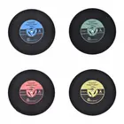 1 шт. Ретро подставка под напитки виниловые CD альбом запись подставки под напитки бар стол чашки Стекло Нескользящие коврики и Тормозные колодки держатель