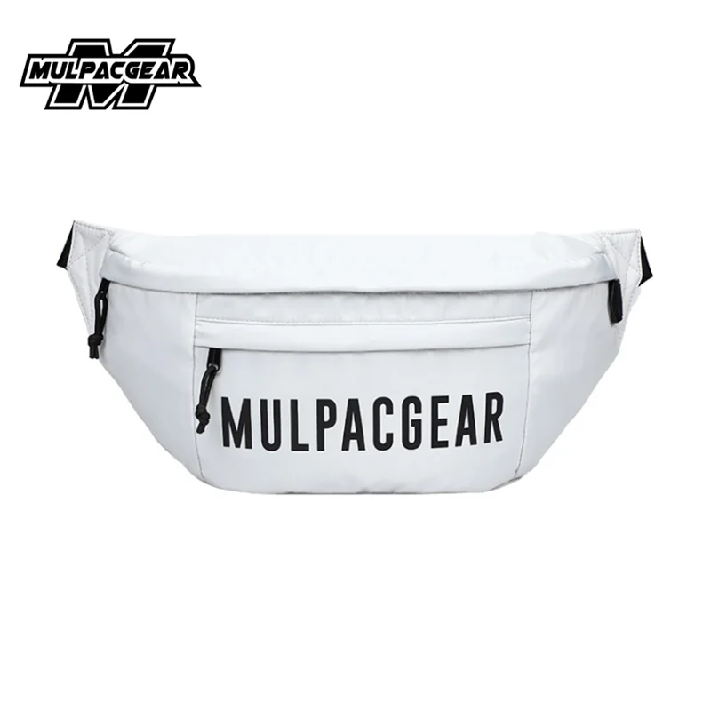 

2021 MULPACGEAR Fashion Waterproof Man Crossbody Chest Bags Large Capacity Polyester Fanny Bags for Male