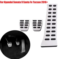 for hyundai sonata 9 santa fe tucson 2016 car interior accessories accelerator non slip pedal brake pedals foot pedal cover