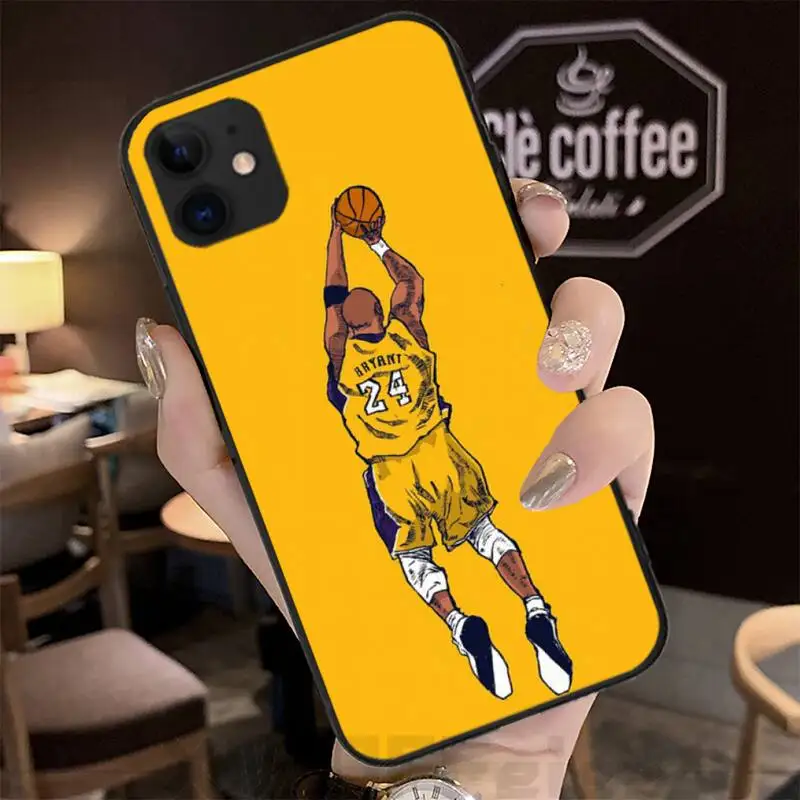 Коби Брайант пользовательские фото мягкий чехол для телефона с изображением