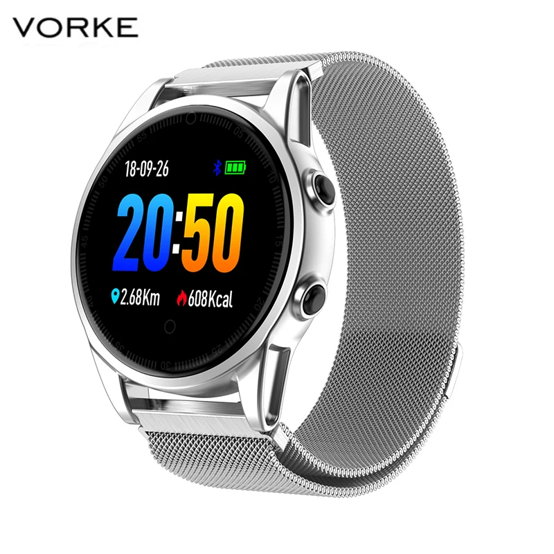 Смарт часы Vorke VK8 с Bluetooth фитнес трекер для активности пульсометр здоровья ремешок