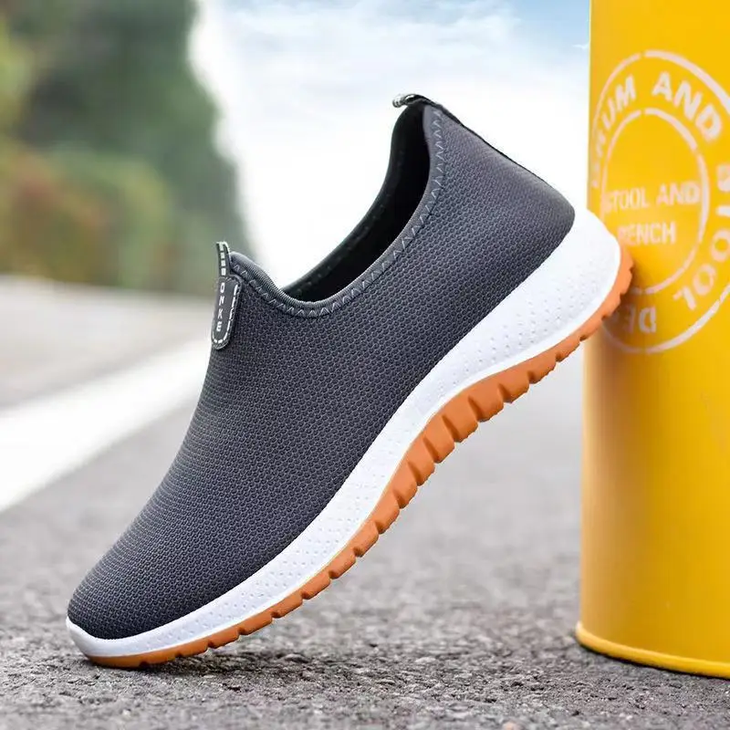 

Men Casual Shoes Sneakers Mesh Breathable Comfortable Men Shoes Loafers Footwears Slipon Walking Flat Men Women Sneakers