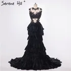 Настоящая фотография, свадебное платье русалки, 2021, перьевые оборки, органза, полная оборки, платье невесты, свадебное платье sereia, HA2006