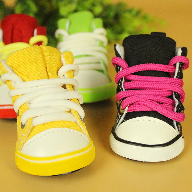 Обувь для собак Модная обувь домашних животных Нескользящая ткань больших и