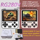 Портативный мини игровой плеер для взрослых RG280 ANBERNIC RG280V 16 ГБ 32 ГБ Карманный ретро портативный игровой консольный плеер