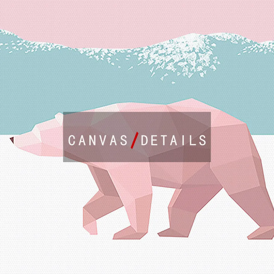 Абстрактная Картина на холсте с животными | Дом и сад